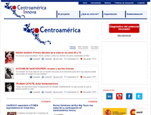 Tablet Screenshot of centroamericainnova.com